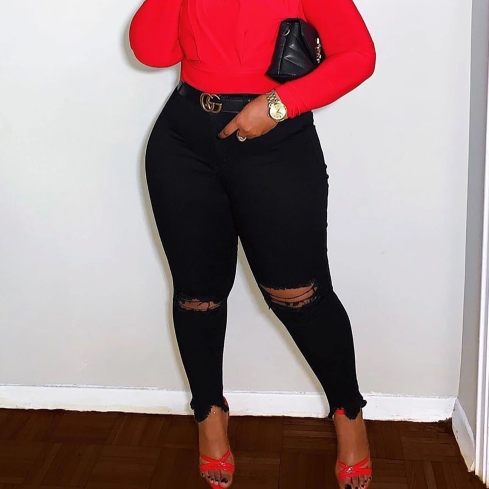 Black Fashion Nova Jeans